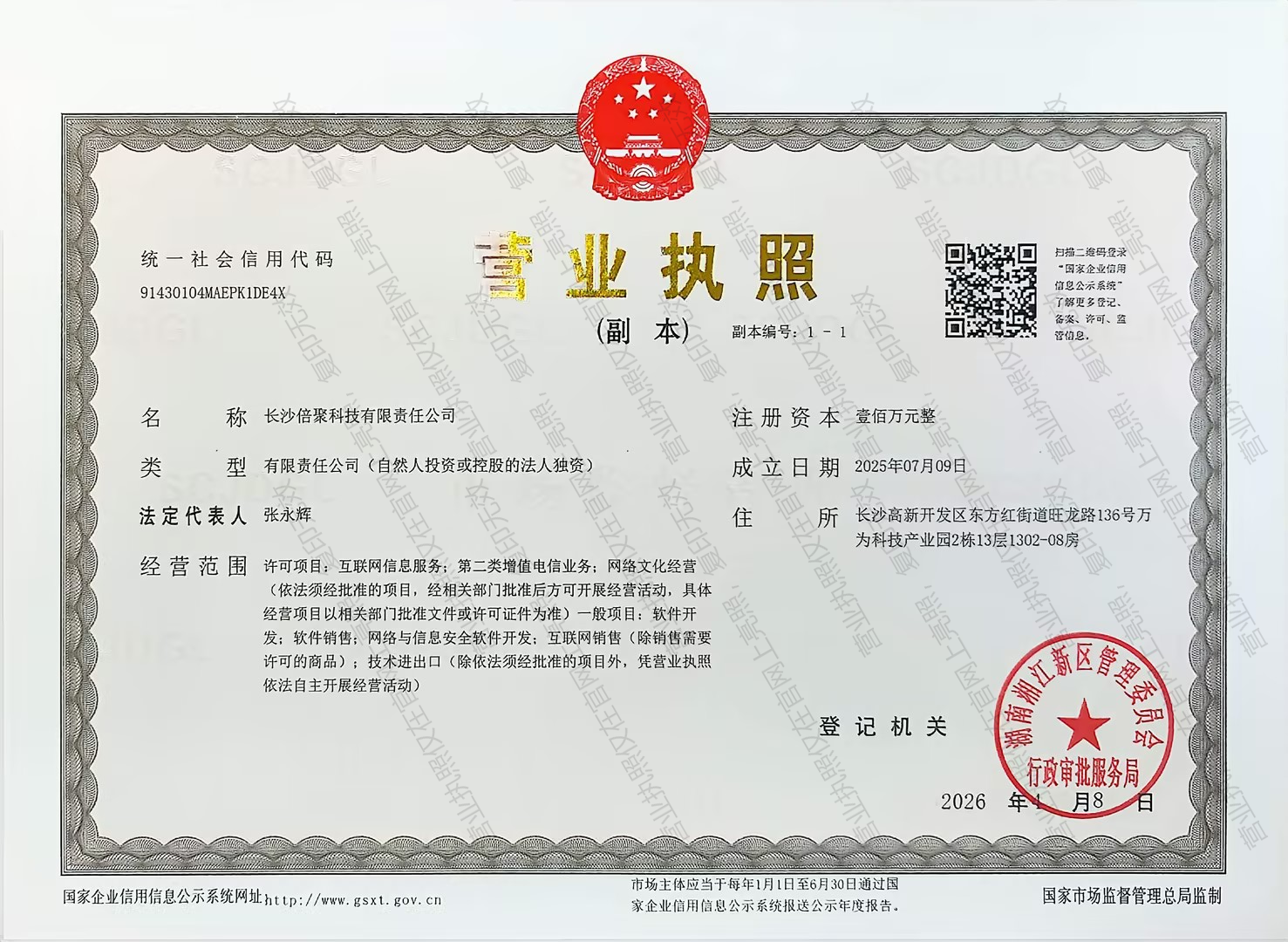 企业营业执照